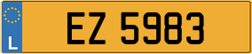 Truck License Plate